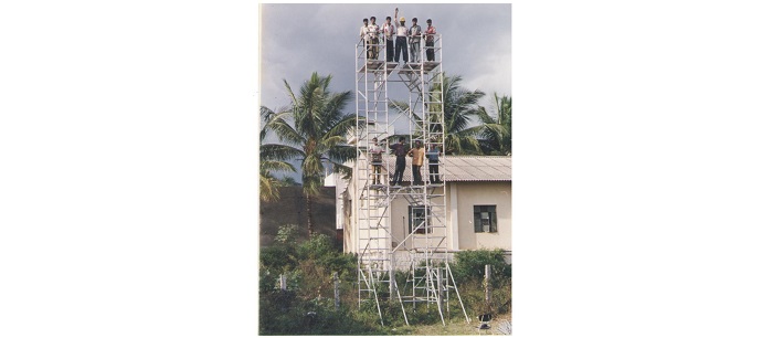 Custom built multilevel cracker furnace maintenance platform - Reliance Industries Ltd.